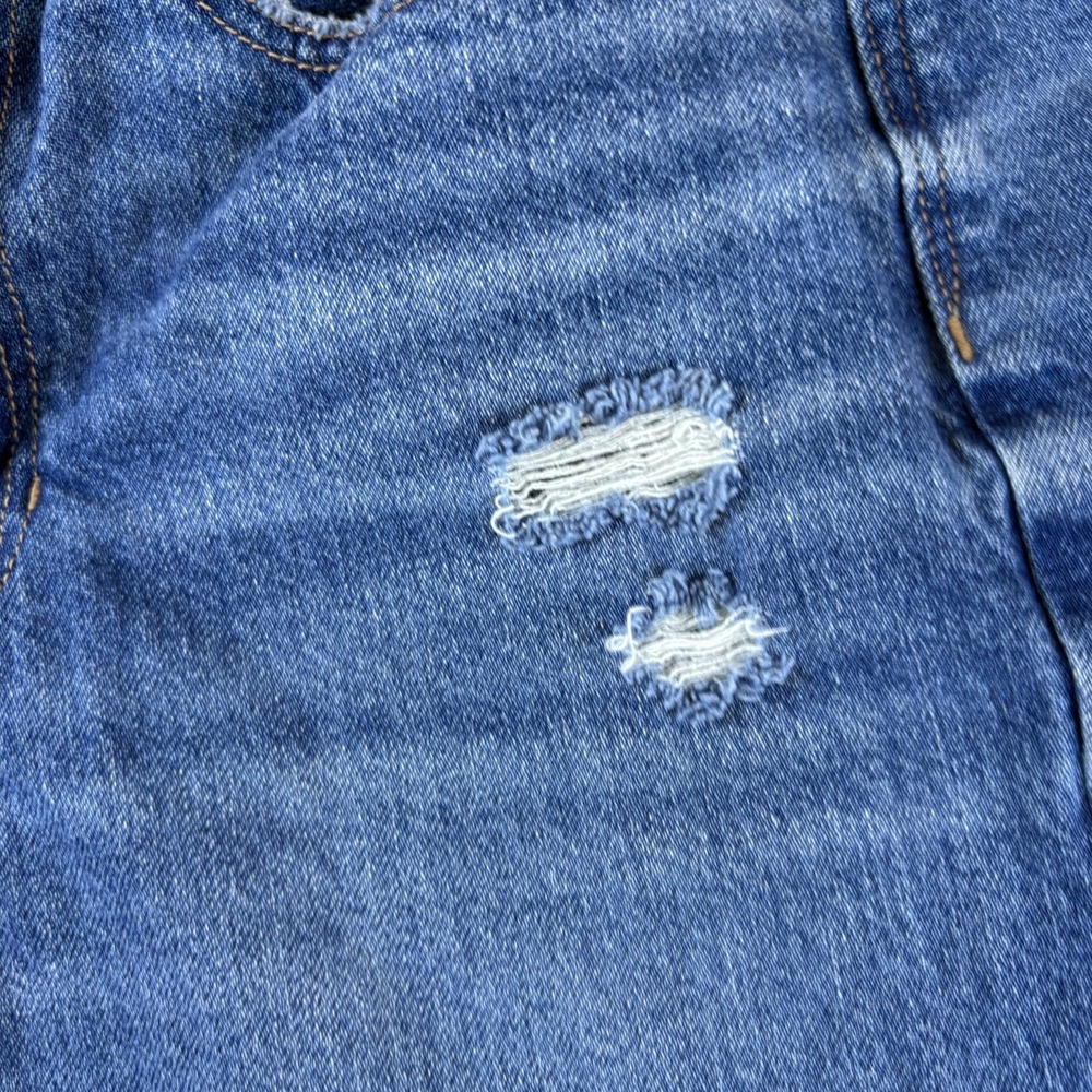 American Eagle Outfitters Strigid Jeans Women 29x29 Blue Denim Cotton Distressed - Picture 6 of 13